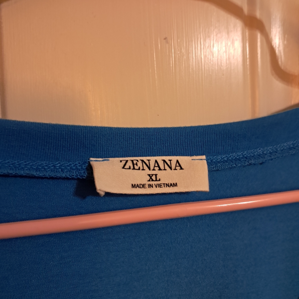 Zenana Vibrant Blue Top XL